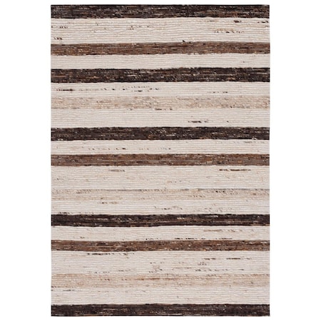 Safavieh 5 x 8 ft. Marbella Hand Loomed Rectangle Area Rug Brown & Beige MRB225T-5